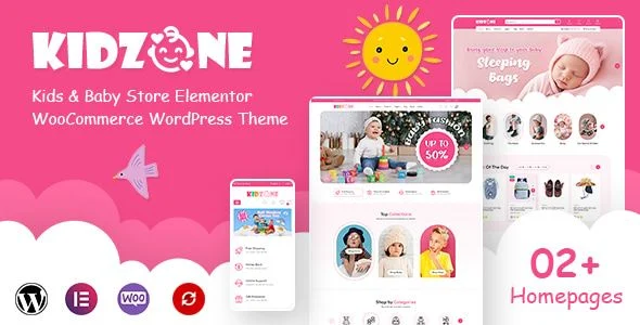 Kidzone - Kids Baby Store Elementor WooCommerce WordPress Theme