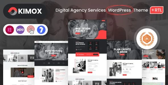 Kimox - Digital Agency Services WordPress Theme
