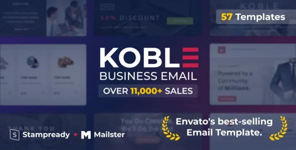 Koble - Mailchimp Business Email Template Sets