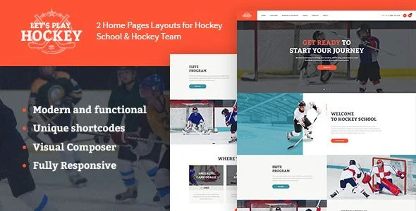 Let’s Play - Hockey School & Winter Sports WordPress Theme