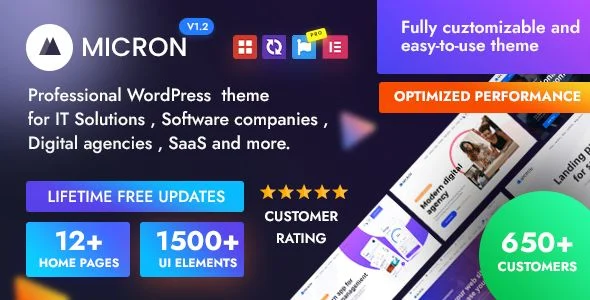 Micron - IT Solutions & Services WordPress Theme