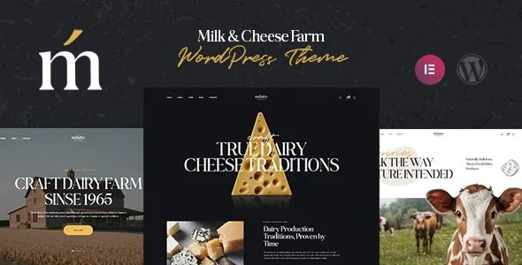 Milatte - Milk Dairy Farm WordPress Theme
