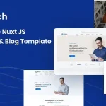Mitech - VueJS Nuxt JS Technology Blog Template