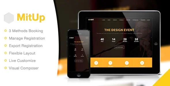 MitUp - Event Conference WordPress Theme