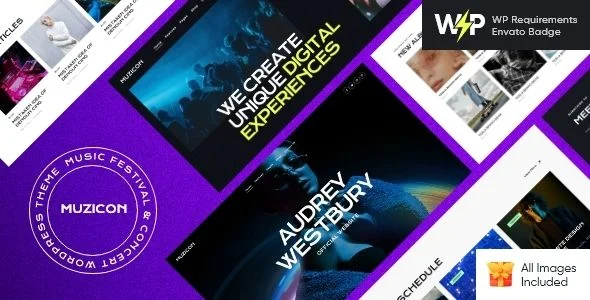 Muzicon - Music Festival Concert WordPress Theme