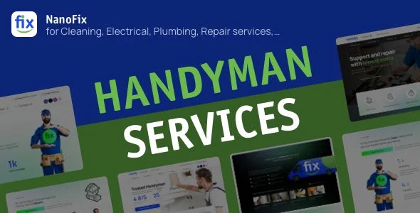NanoFix - Handyman services WordPress theme