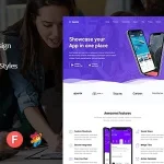 Naxos - App Landing Page Template