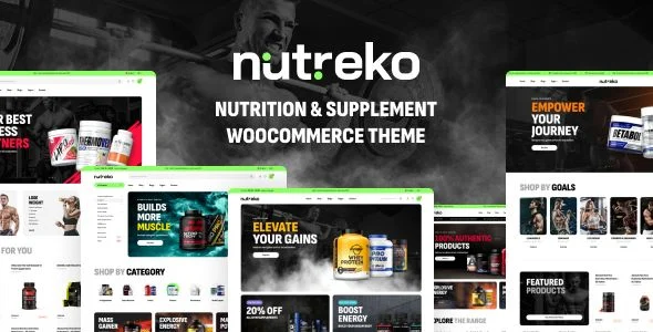 Nutreko - Nutrition Supplement WooCommerce Theme