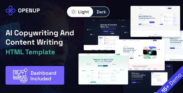 Openup - AI Writer and AI Application HTML Template