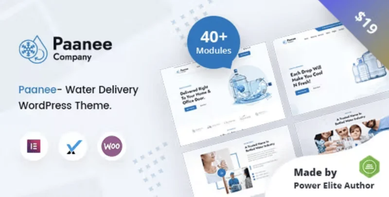 Paanee - Drinking Water Delivery WordPress Theme