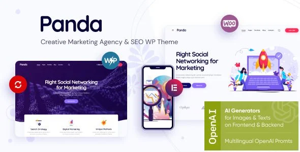 Panda - Creative Marketing Agency SEO WordPress Theme