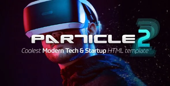 Particle - Modern Tech Startup HTML Template