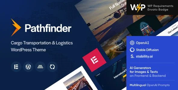 Pathfinder - Cargo Transportation Logistics WordPress Theme