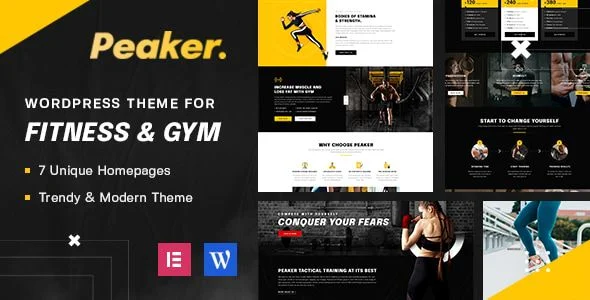 Peaker - Fitness Gym WordPress Theme