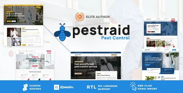 PestRaid - Pest Control WordPress Theme