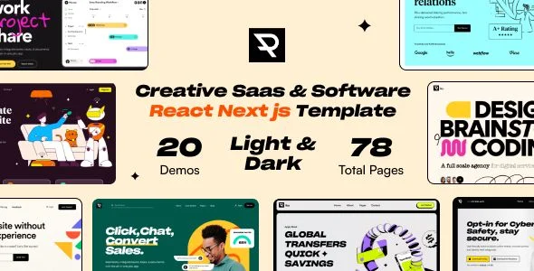 Piku - Creative Saas Software React Next js Template