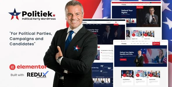 Politiek - Politics Election WordPress Theme