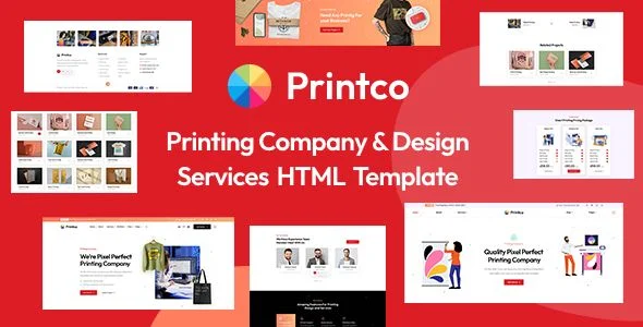 Printco - Printing Company Services HTML Template