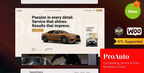 ProAuto - Car Detailing| Service Shop