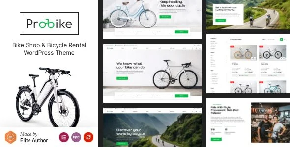 ProBike - Bike Shop Bicycle Rental WordPress Theme