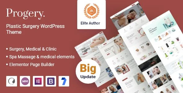 Progery - Plastic Surgery WordPress Theme + RTL