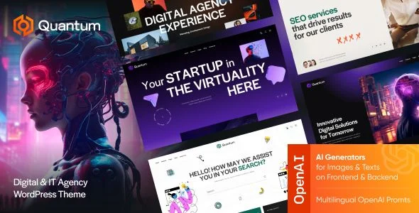 Quantum - Software Technologies Agency WordPress Theme