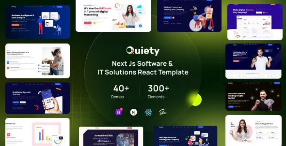 Quiety - Nextjs Software & IT Solutions Template