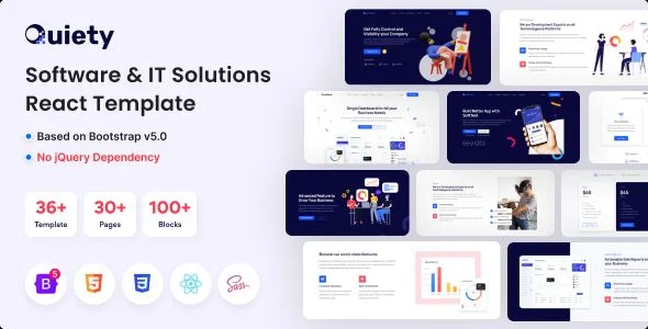 Quiety - Software & IT Solutions React Template