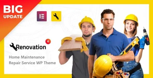 Renovation - Repair Service/ Home Maintenance Elementor WP Theme