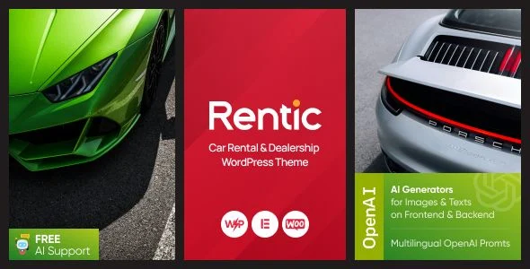Rentic - Car Rental & Dealership WordPress Theme