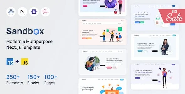 Sandbox - Multipurpose Next.js Template