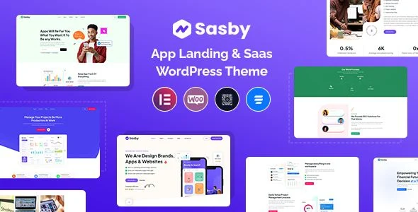 Sasby - App Landing & Saas WordPress Theme