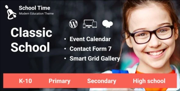 School Time - Modern Education WordPress Theme