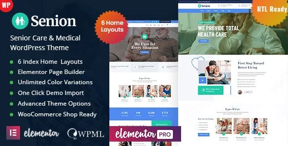 Senion - Senior Care WordPress