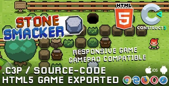 Stone Smacker HTML5 Game - With Construct 3 All Source-code