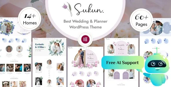 Sukun - Wedding Wedding Planner WordPress Theme