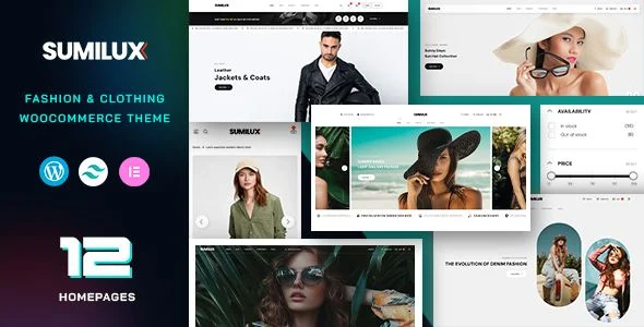 Sumilux - Fashion Clothing Store WordPress Theme
