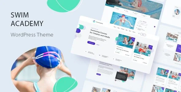 SwimAcademy - Swimming School Course Booking WordPress Theme