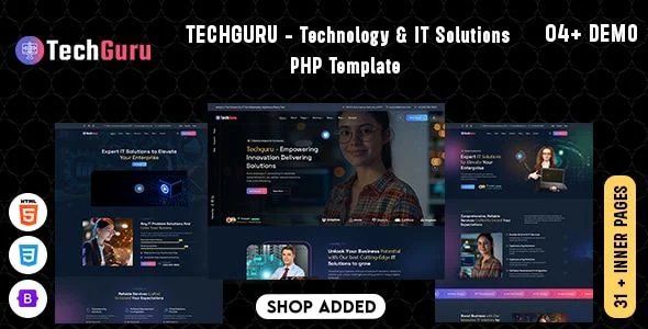 Techguru - Technology IT Solutions PHP Template