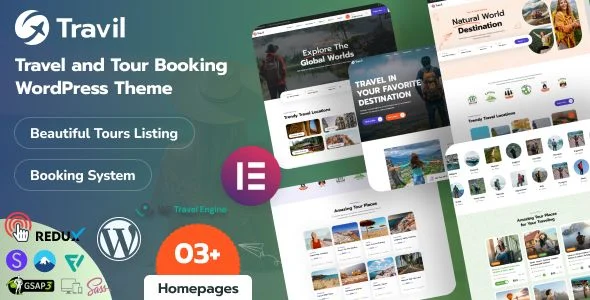 Travil - Travel & Tour Booking WordPress Theme