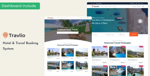 Travlio - Tour Hotel Booking HTML Template