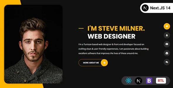 Tunis- Personal Portfolio React Template