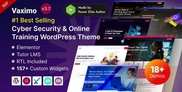 Vaximo - Cyber Security Company WordPress Theme