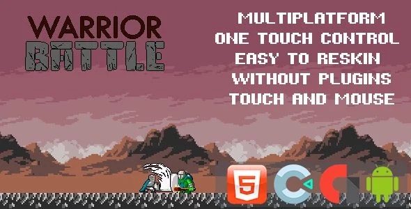 Warrior Battle - Template for Construct 3