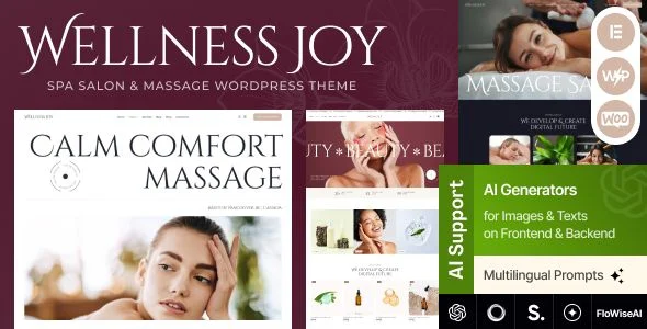 Wellness Joy - Spa Salon Massage WordPress Theme