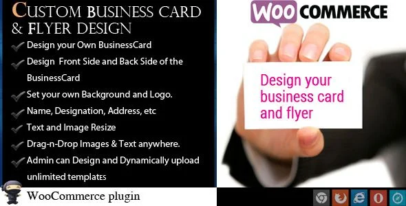 WooCommerce Business Card Flyer Design