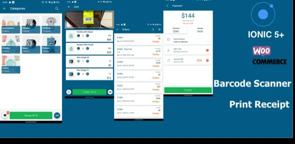 WooPOS Point Of Sale with IONIC.+ Woocommerce