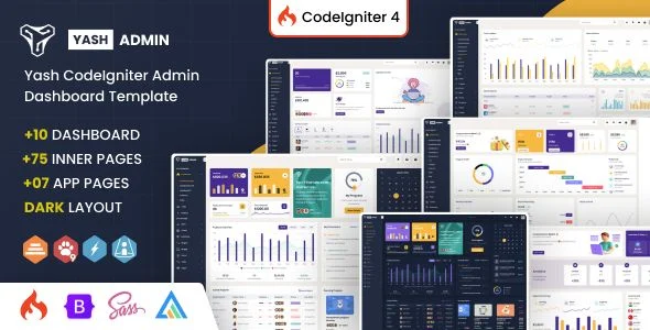 YashAdmin - Codeigniter Sales Management System