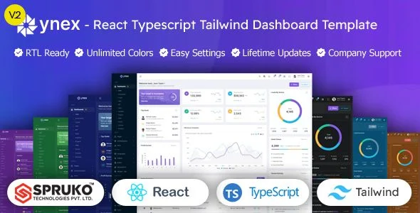Ynex - React TypeScript Admin Dashboard Tailwind Template