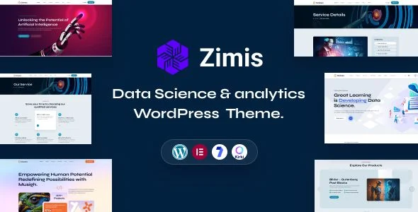 Zimis - Data Science Analytics WordPress Theme
